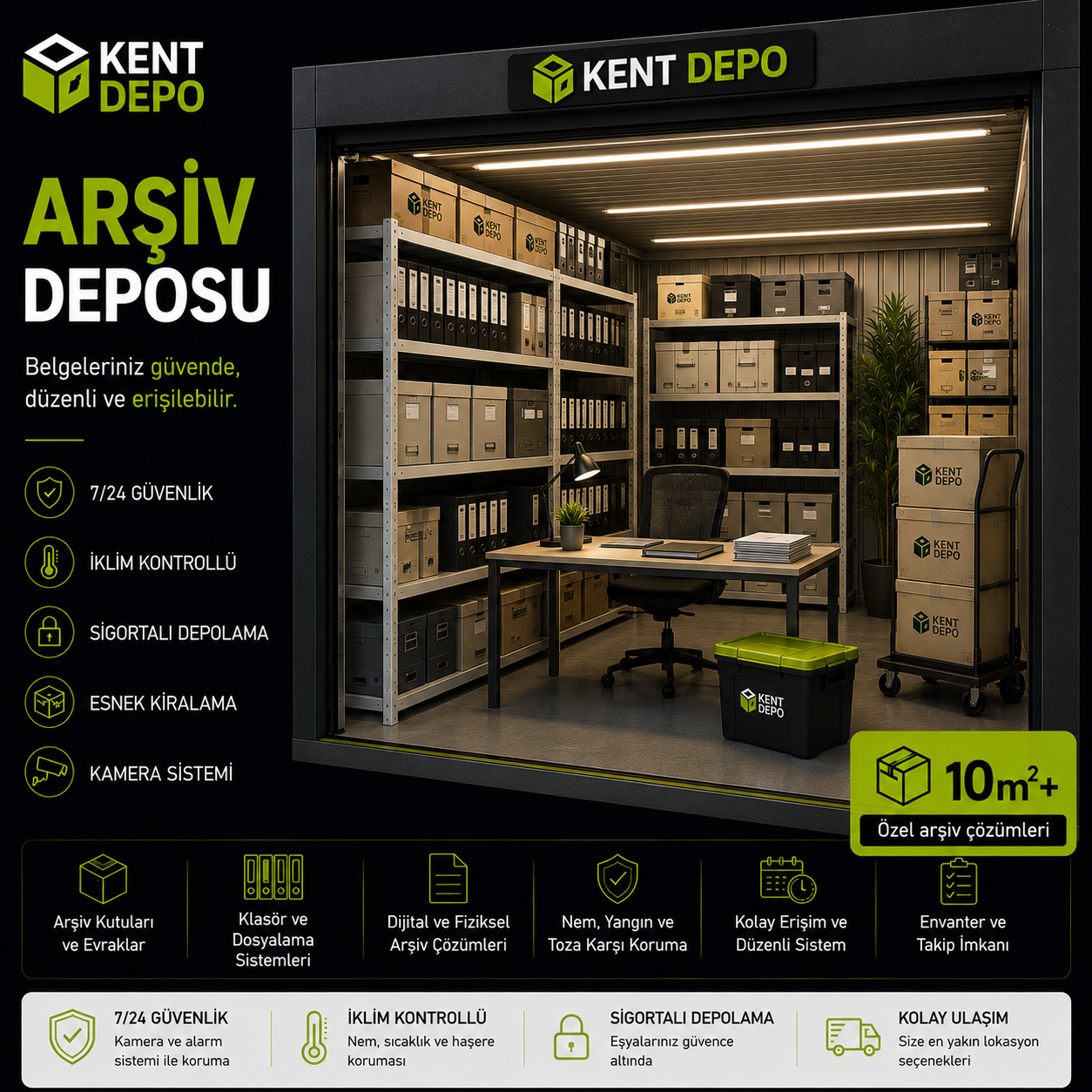 Arşiv Deposu - Kent Depo Samsun